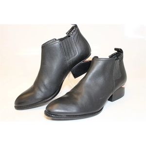 Alexander Wang Womens Size 8 38 Leather Heeled Chelsea Ankle Boots